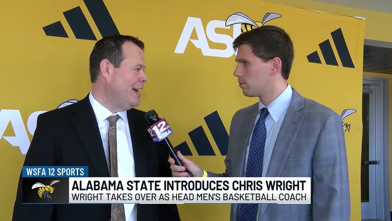 Alabama State introduces Chris Wright as new head men's basketball coach
