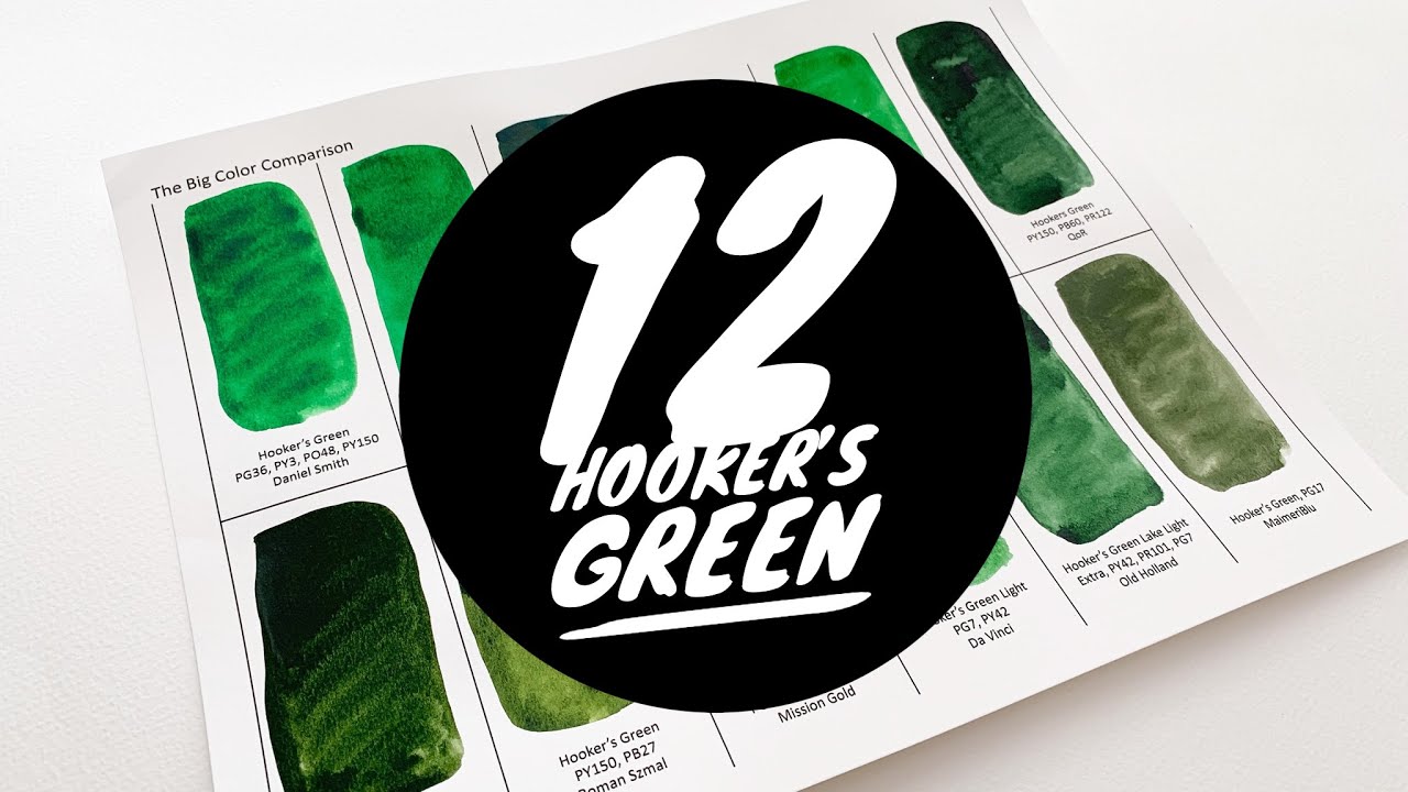 12 Hooker's Green Comparison | Colossal Color Showdown S2E15