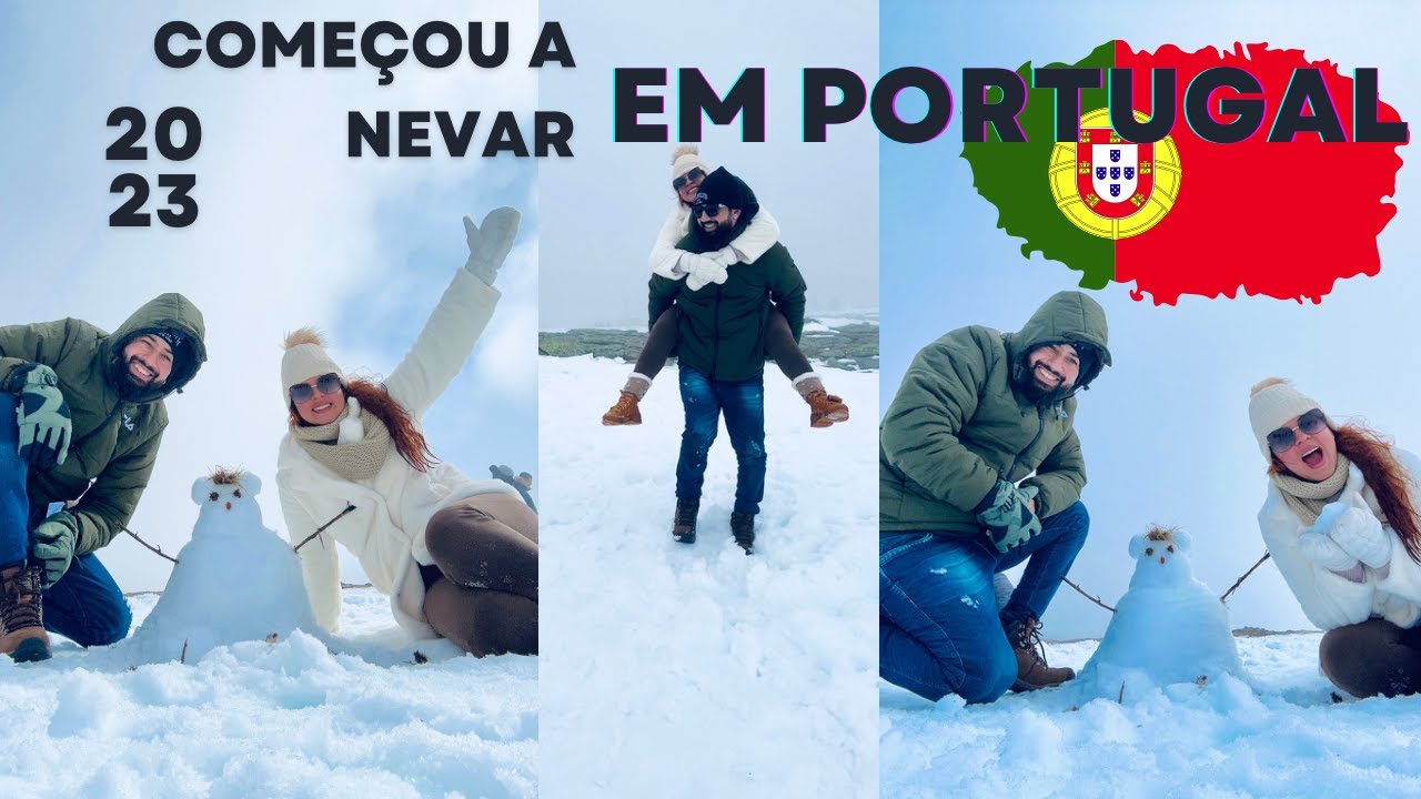 MUITA NEVE NA SERRA DA ESTRELA, PORTUGAL 2023