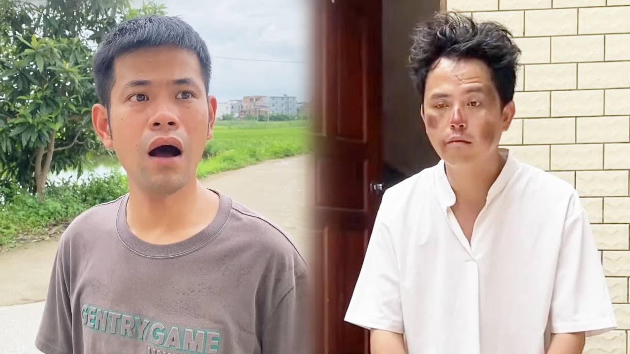 老表用珍珠奶茶拼字，李飞骗过老婆出门又打游戏又喝酒，谁料刚喝就被老婆揍成猪头！#funny #沙雕剧情 #沙雕村 #沙雕