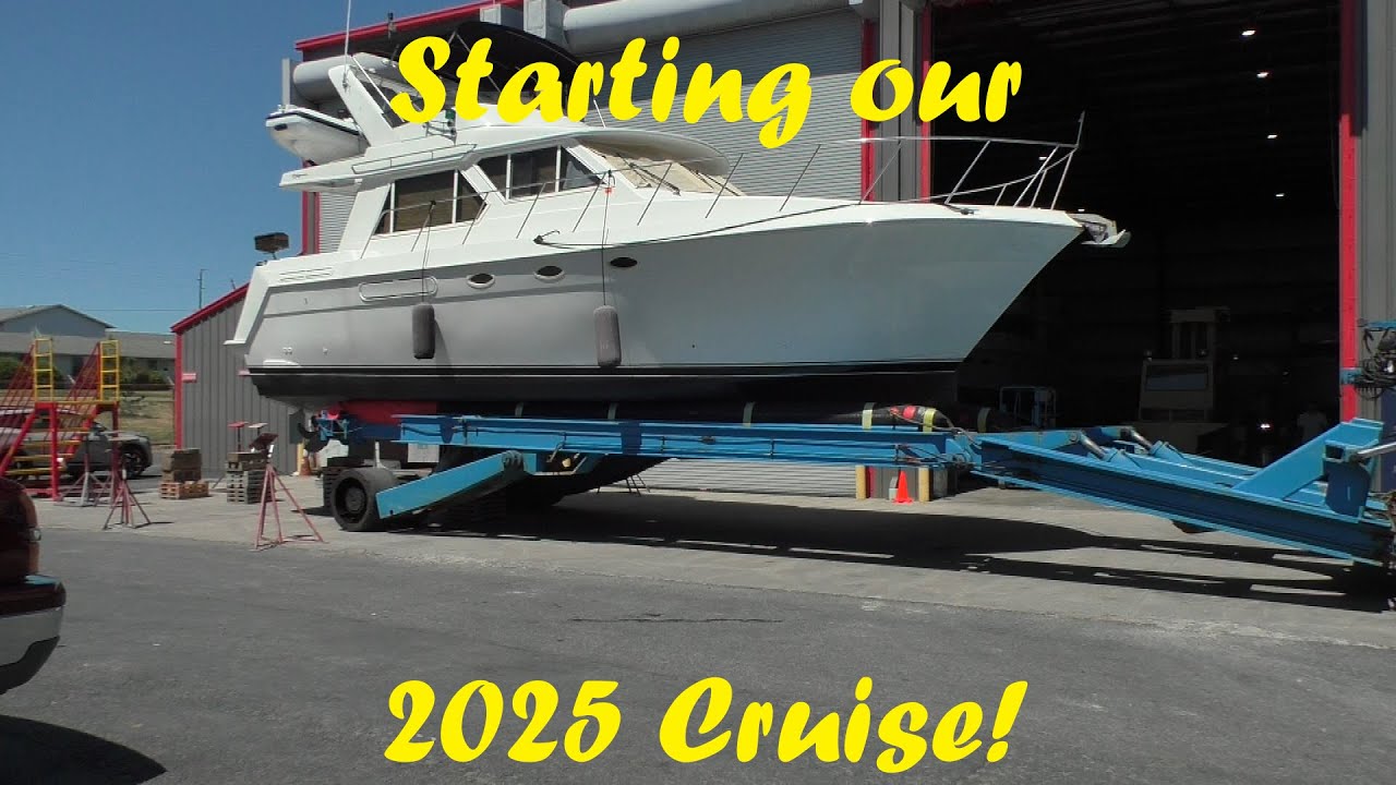 S3 Ep 1 Starting the 2025 Cruise - Launching the Boat and Heading to the Islands!