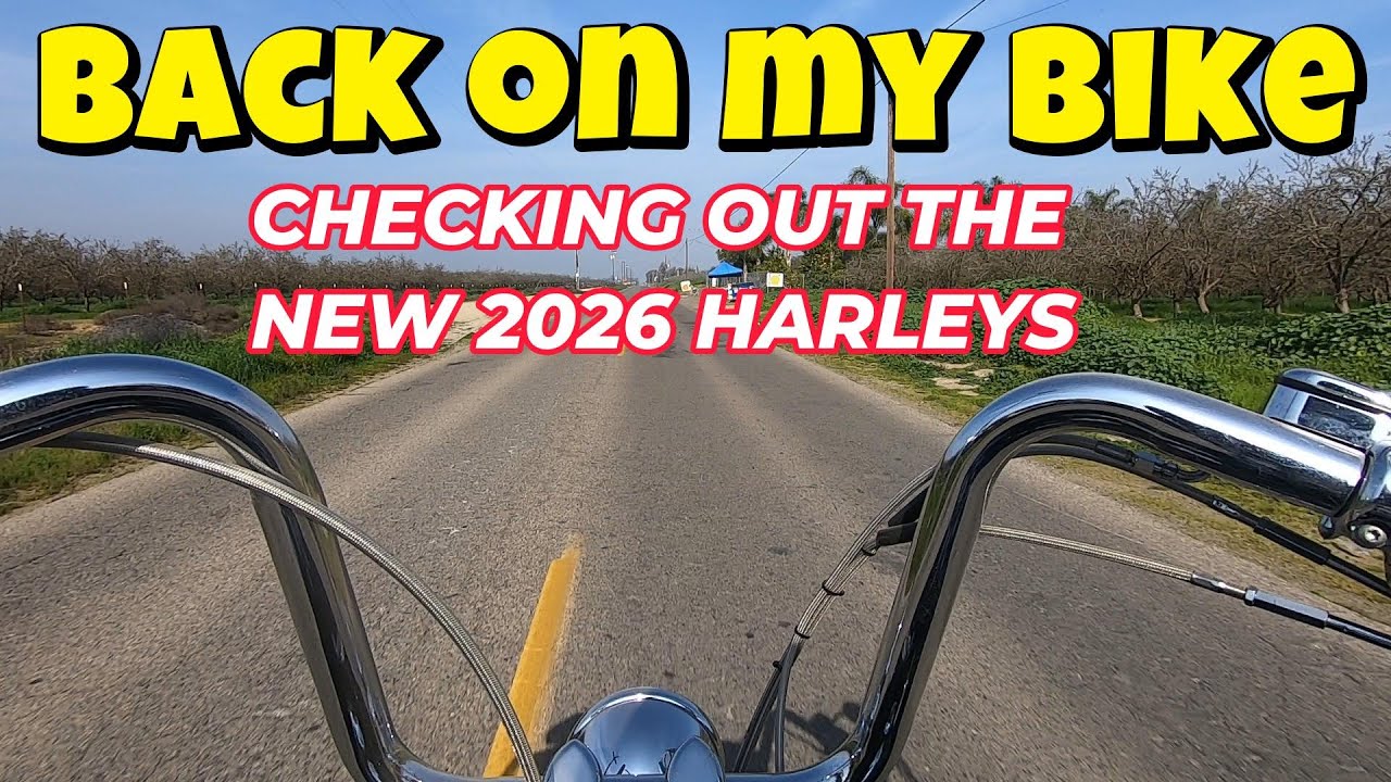 СНОВА ЗА РУКИ ПОСЛЕ 6 МЕСЯЦЕВ, ПОСВЯЩЕННЫХ НОВЫМ МОТОЦИКЛАМ HARLEY 2026 ГОДА.