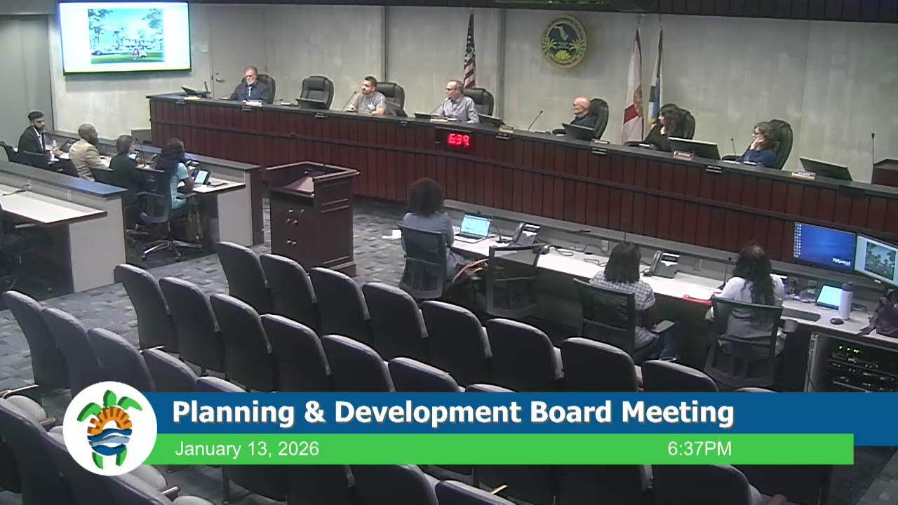 Planning and Development Board Meeting 1.13.2026