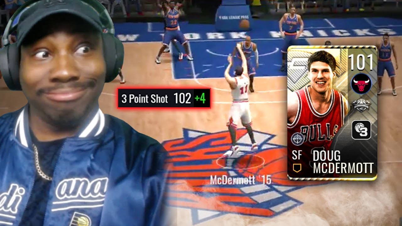 Броски с половины площадки с ОБЩ 101 Макдермоттом! NBA Live Mobile 19, сезон 3, серия 67