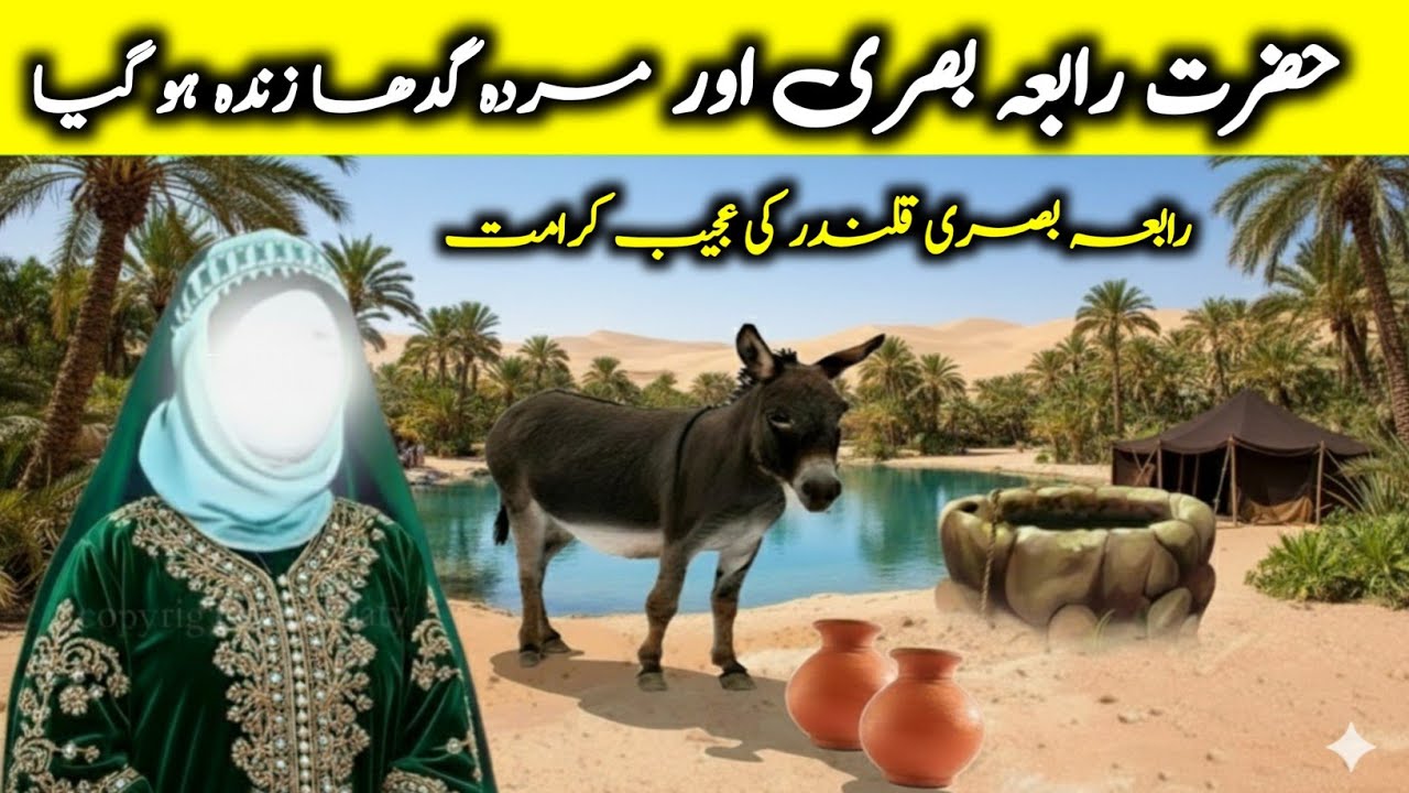 Hazrat Rabia Basri Qalander Ki Kramat || Biograph Of Rabia Basri | Murda Gadha zinda Darayn Islamic 