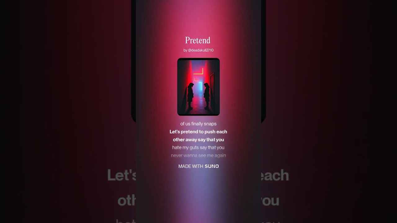 Pretend rap song