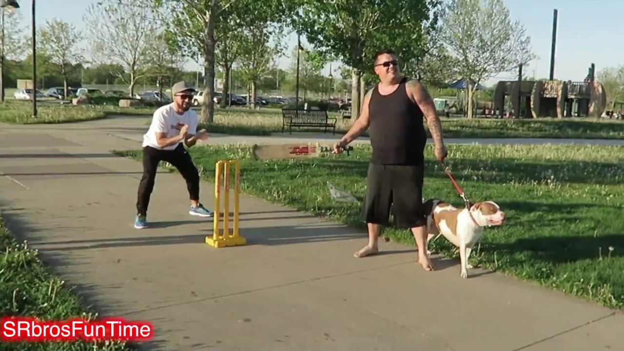 AMERICANS PLAYING CRICKET FOR THE FIRST TIME!