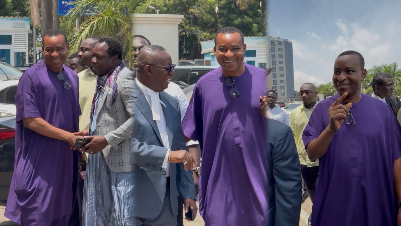 Chairman Wontumi Arrives at Accra High Court as Court Decides on Samreboi Illegal Mining Case