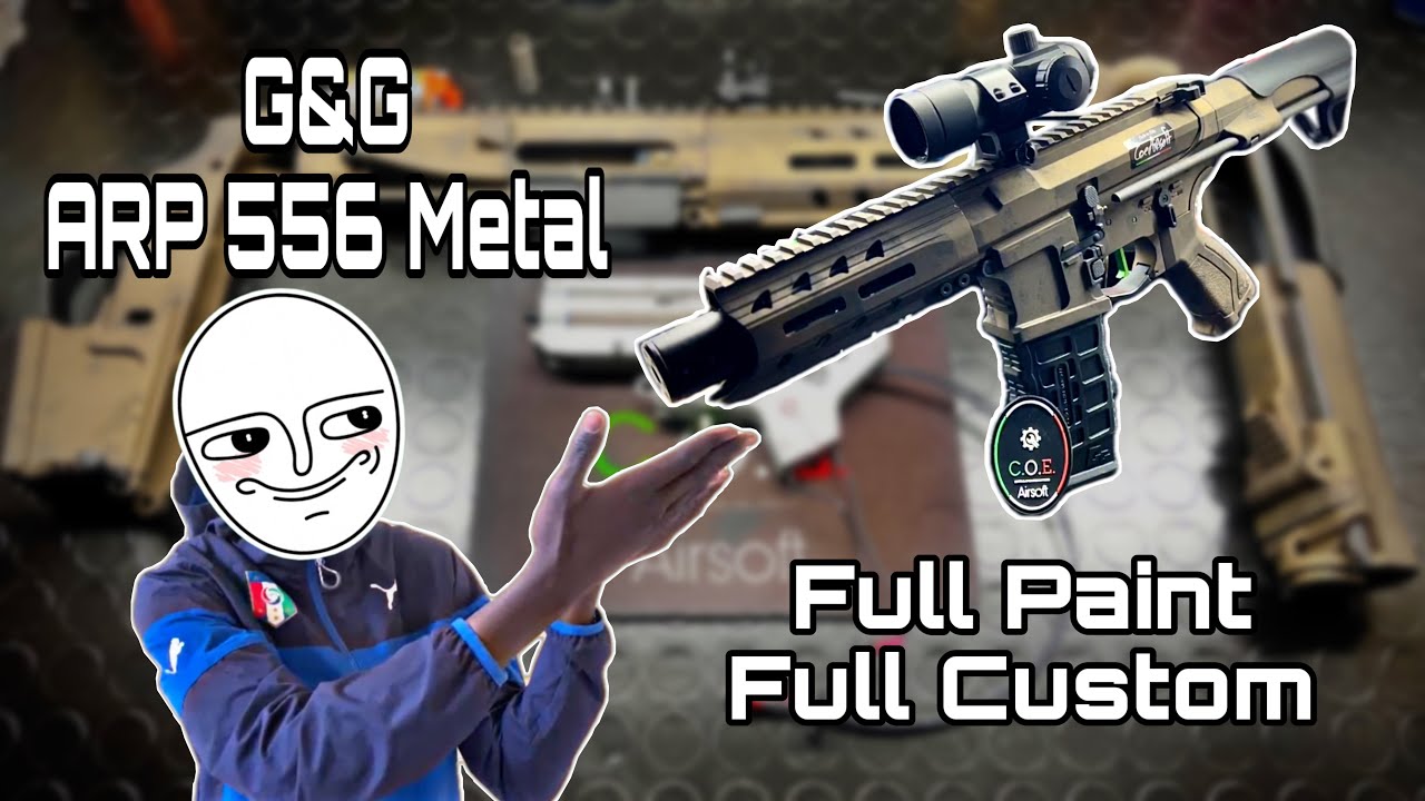 WATCH IN SILENCE: ARP 556 Metal Full Custom(By COE) and Full Painting(By MAC Airsoft)