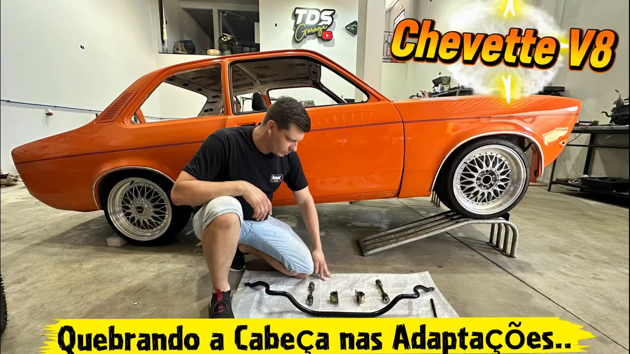 Muita adaptação no CHEVETTE  V8😬😬Motor 400 cavalos 😱SEMA SHOW 2026🔥