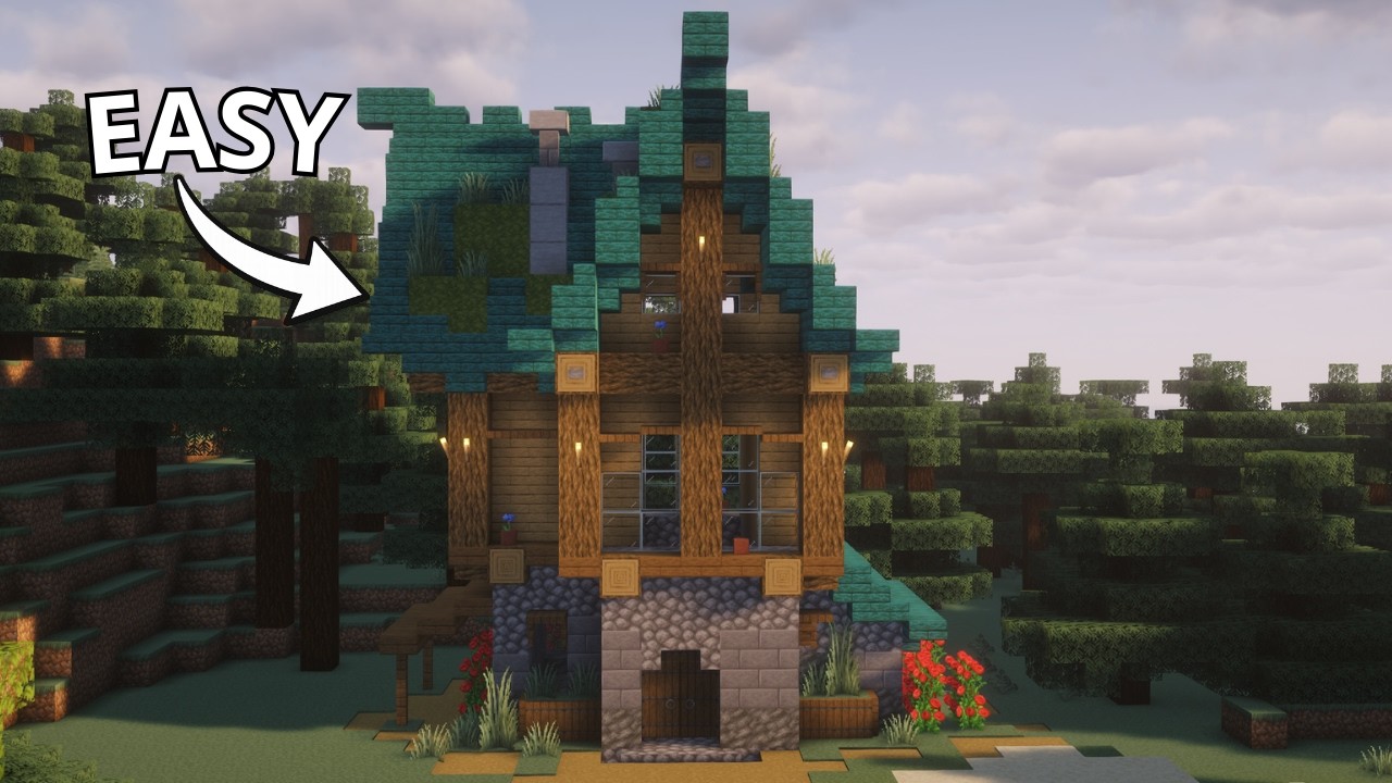 Minecraft : Medieval House | Tutorial |