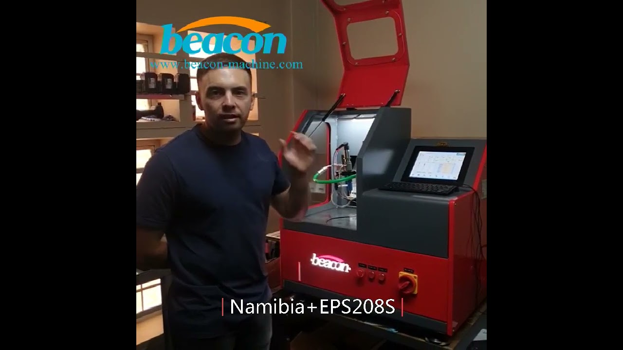 BEACON MACHINE Common Rail BOSCH EPS208S High Pressure Injector Test Bench Client Feedback