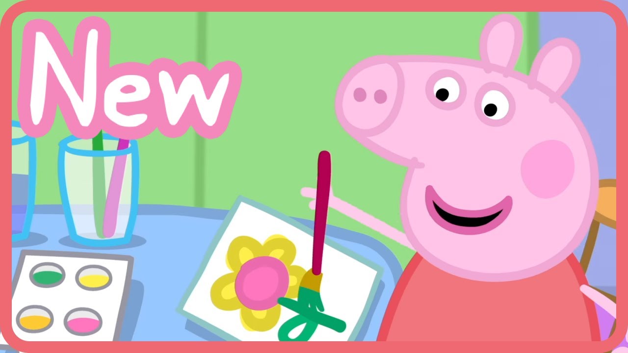 Peppa Pig 🎨 Let’s Get Creative Together! | Kids Learning Videos