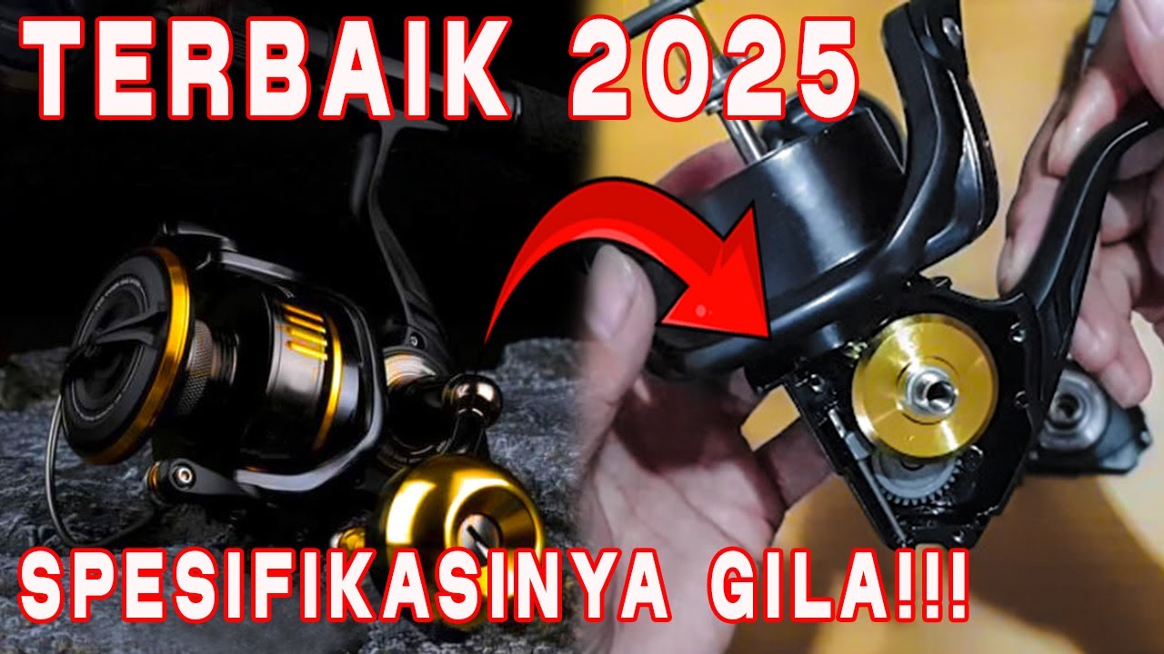 REEL PANCING TERBAIK 2025! DENGAN TEKNOLOGI CANGGIH DAN MODERN! SEAHAWK BLACK GATOR SW SPINNING REEL