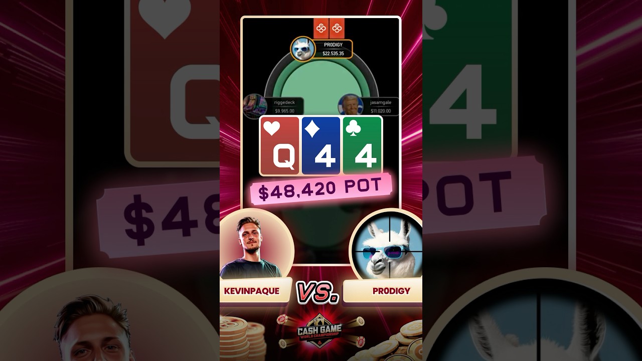 $48k POT 😱 | Kevin Paqué vs PR0DIGY | Cash Game World Championship