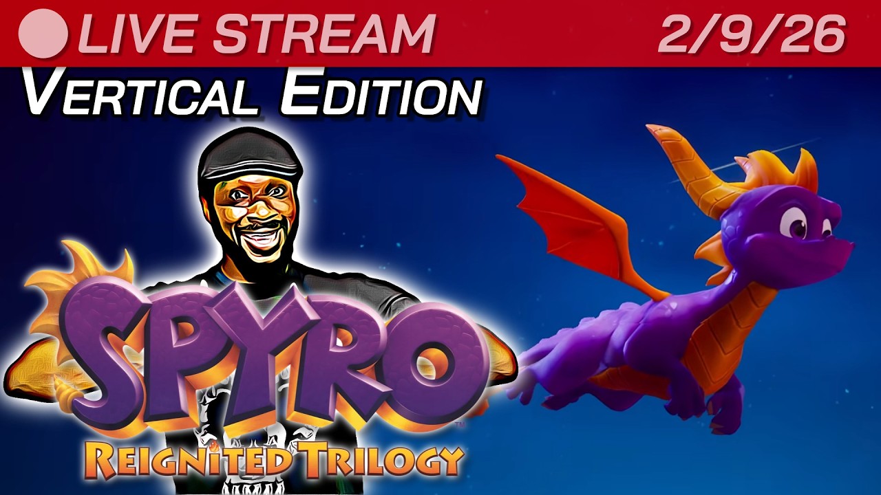[VERTICAL LIVE] Purple Dragon Saves the World | Spyro Reignited Trilogy