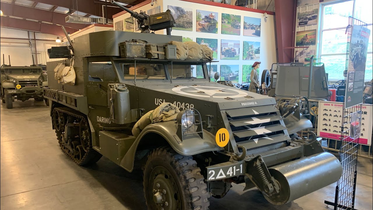 Driving a WWII US Army M3A1 Halftrack