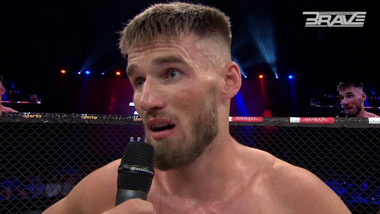BRAVE CF 13: CIAN COWLEY CAGE INTERVIEW
