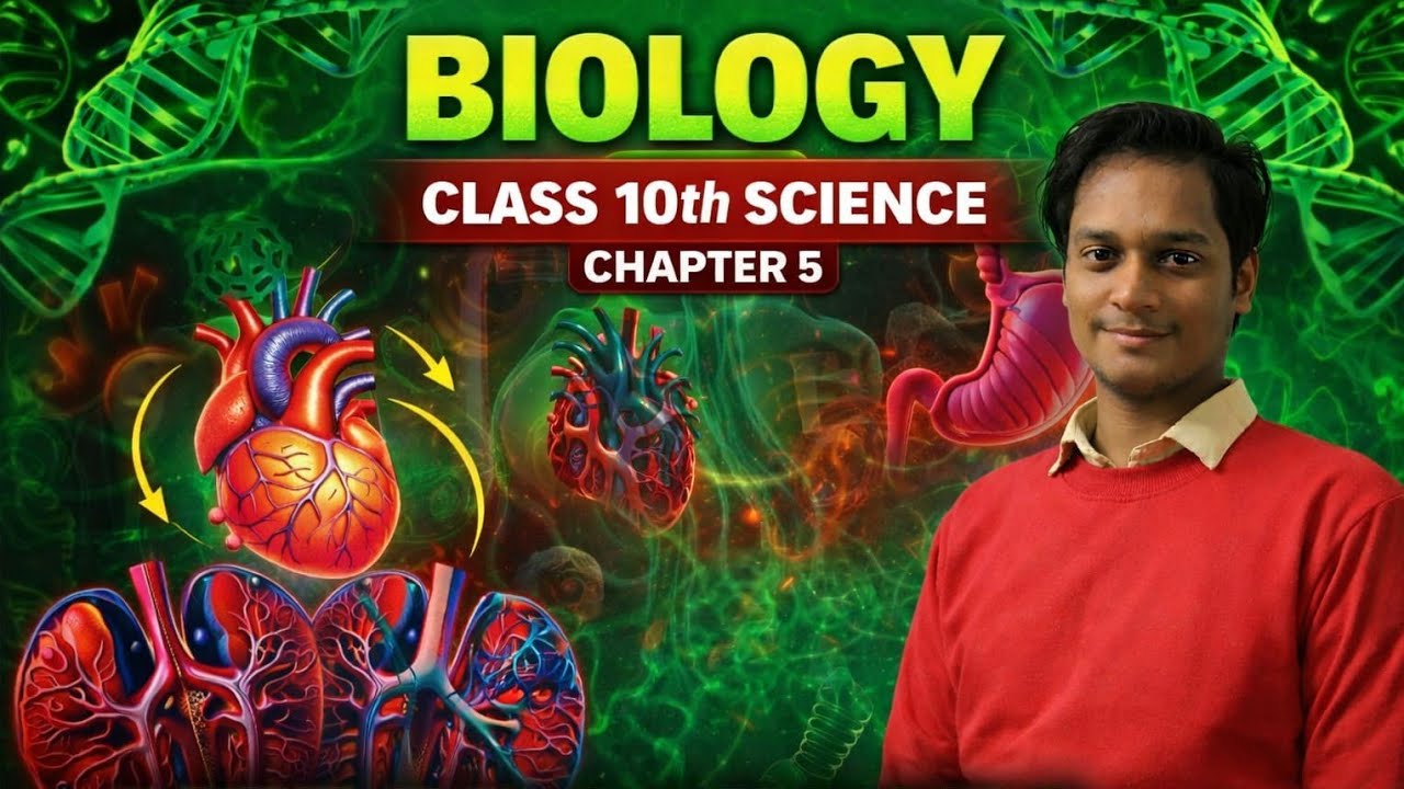 Class 10th Biology Chapter 5 | Most Important Board Exam Questions 2026 🔥 || By Pratik Sir ||CBSE||