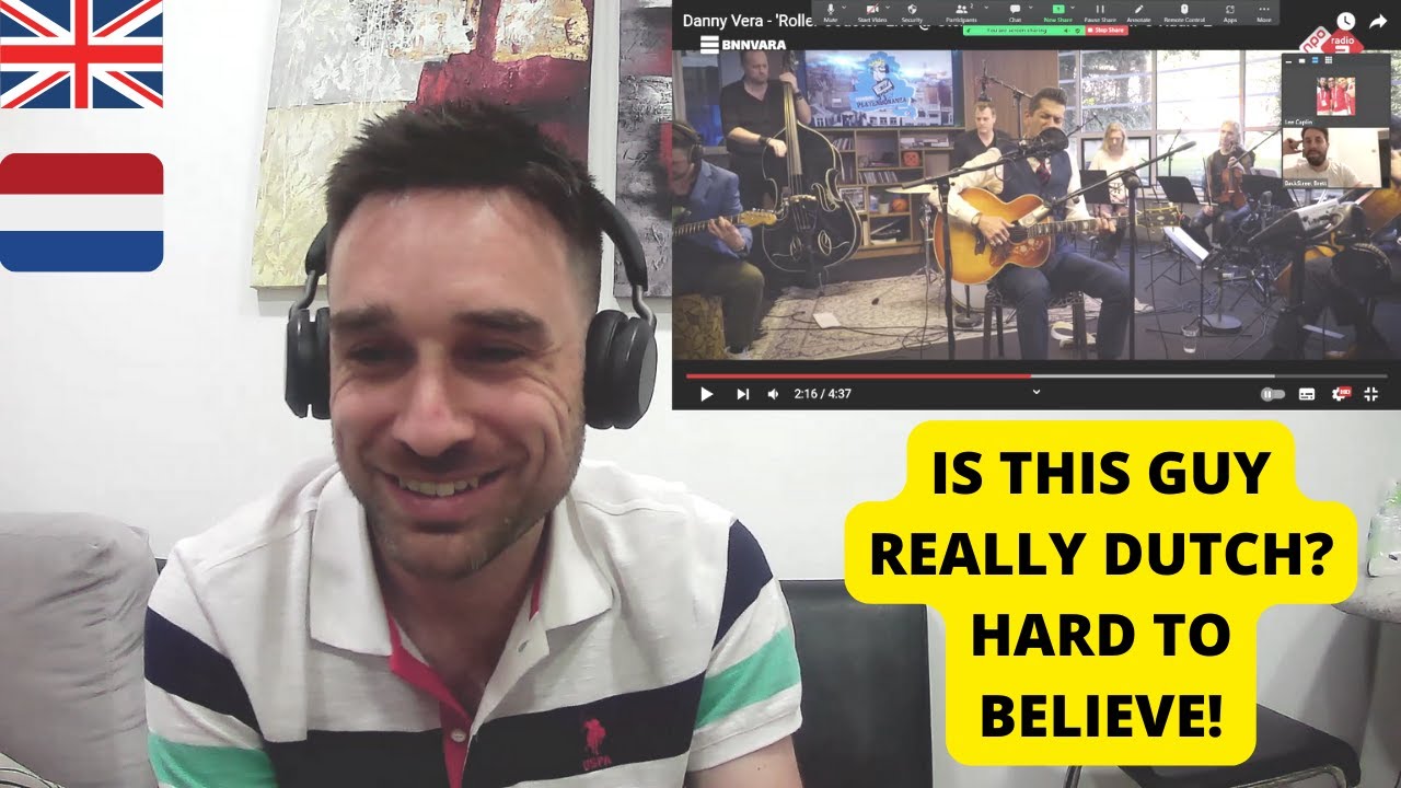 Brits React To Danny Vera - Roller Coaster - A Dutchman Singing American Country Music!