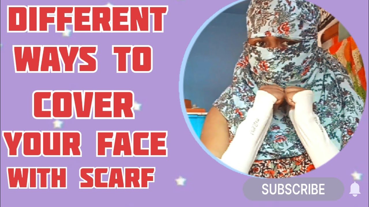Full face cover with scarf and hand gloves 🧤| face cover video 📸 | scarf face cover