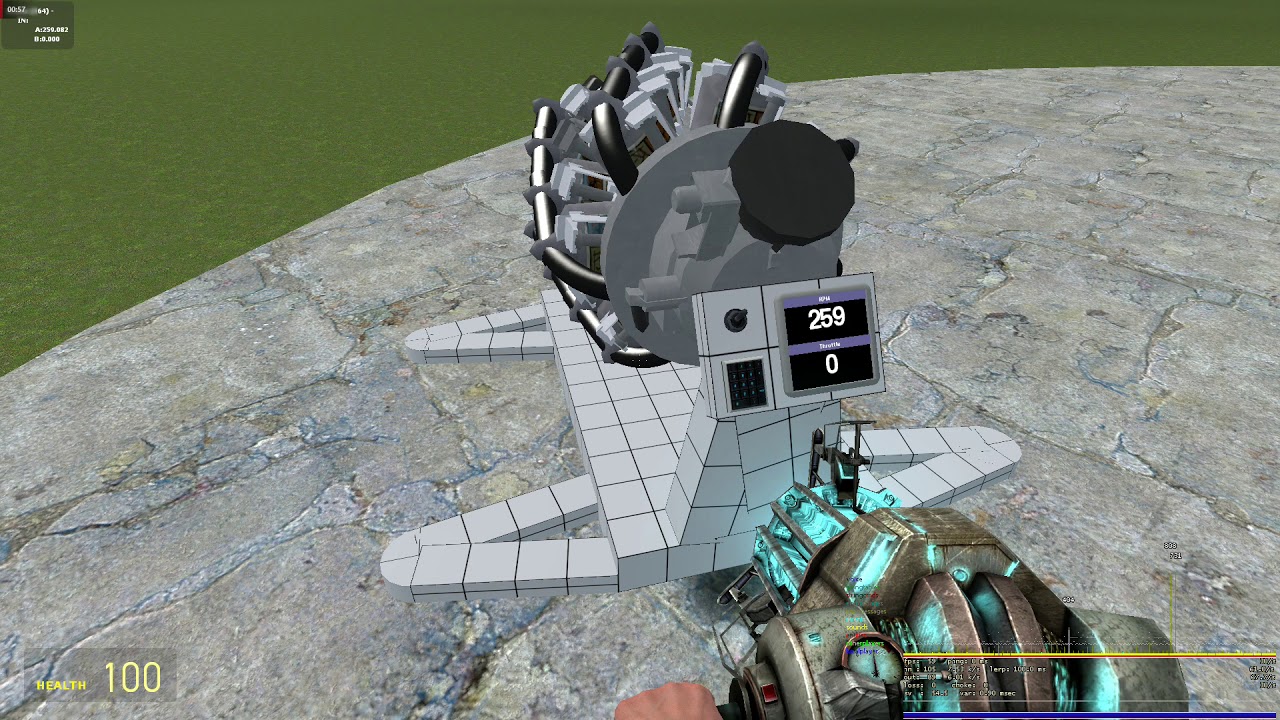 (GMOD) R-4360-ish Thruster Engine