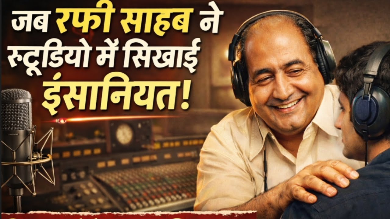 जब रफ़ी साहब ने स्टूडियो में सिखाई इंसानियत #viral 