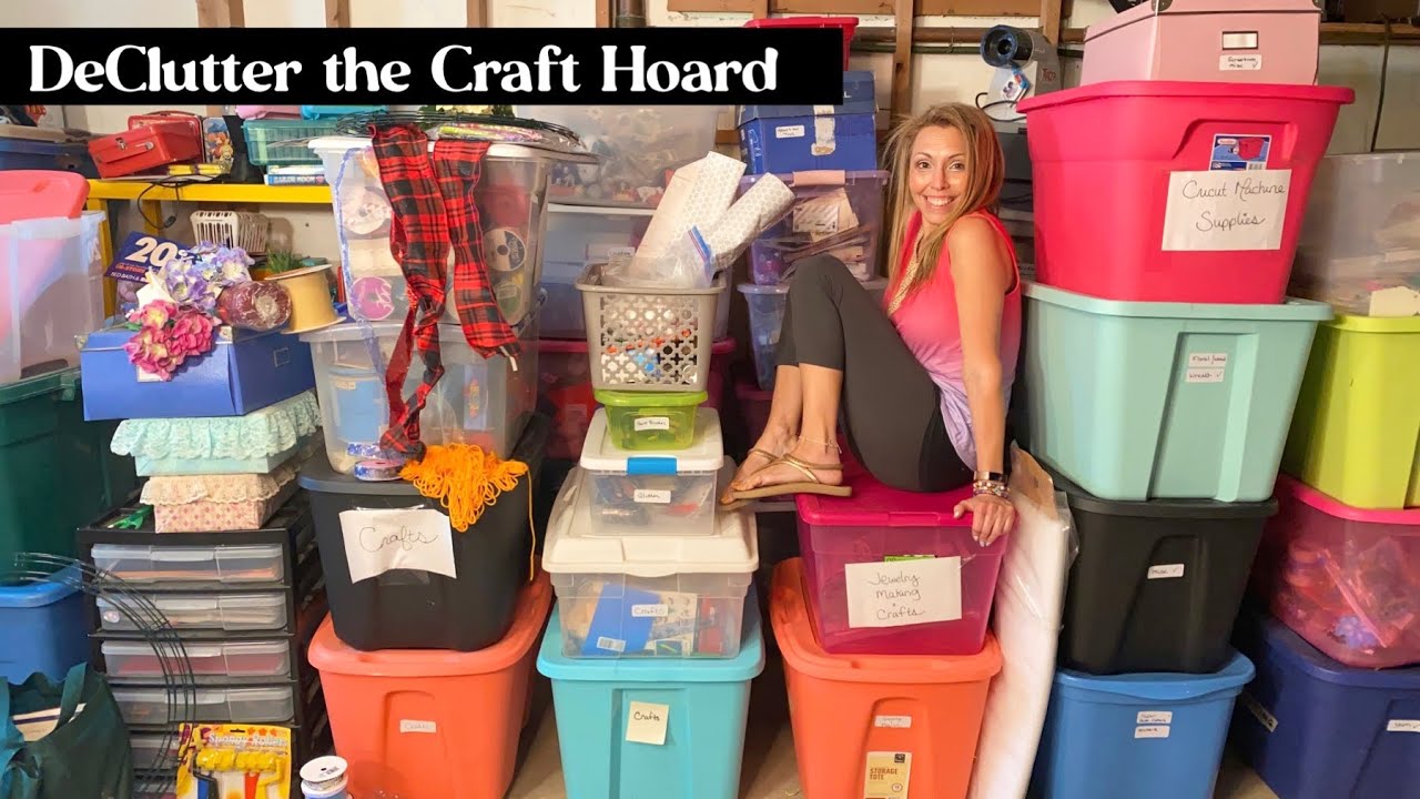 How to Overcome the Fear of Decluttering | Hoarded Craft Stash