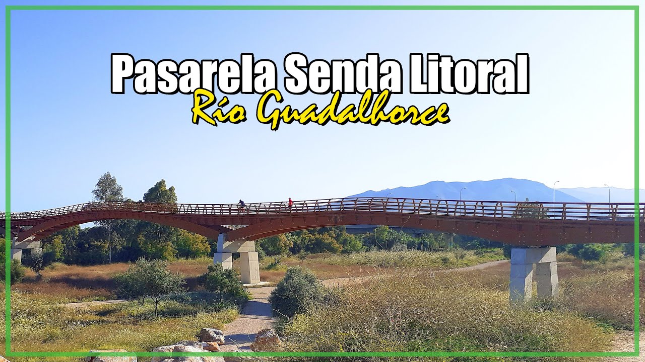 🌉 The LONGEST Walking BRIDGE in Europe! La Senda Litoral del Guadalhorce, Málaga, SPAIN