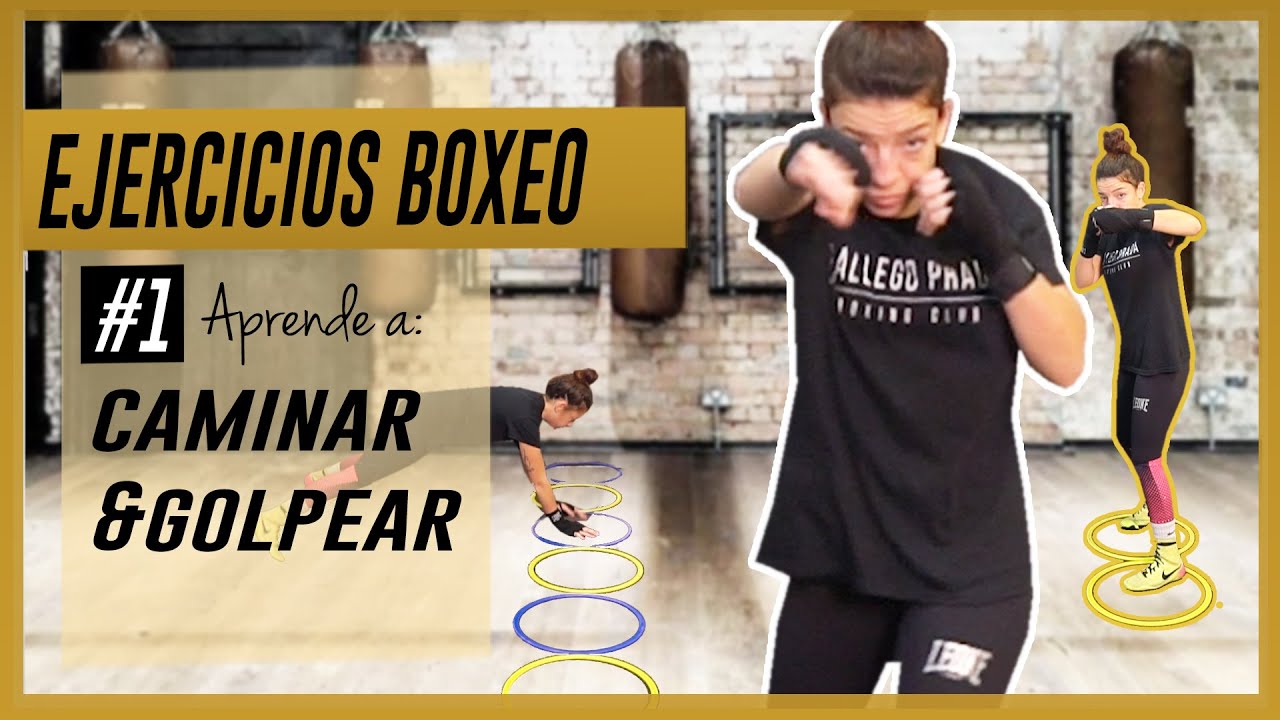 EJERCICIOS BOXEO en CASA #1 ▶︎ Cómo CAMINAR y GOLPEAR (DESPLAZAMIENTOS en cruz)