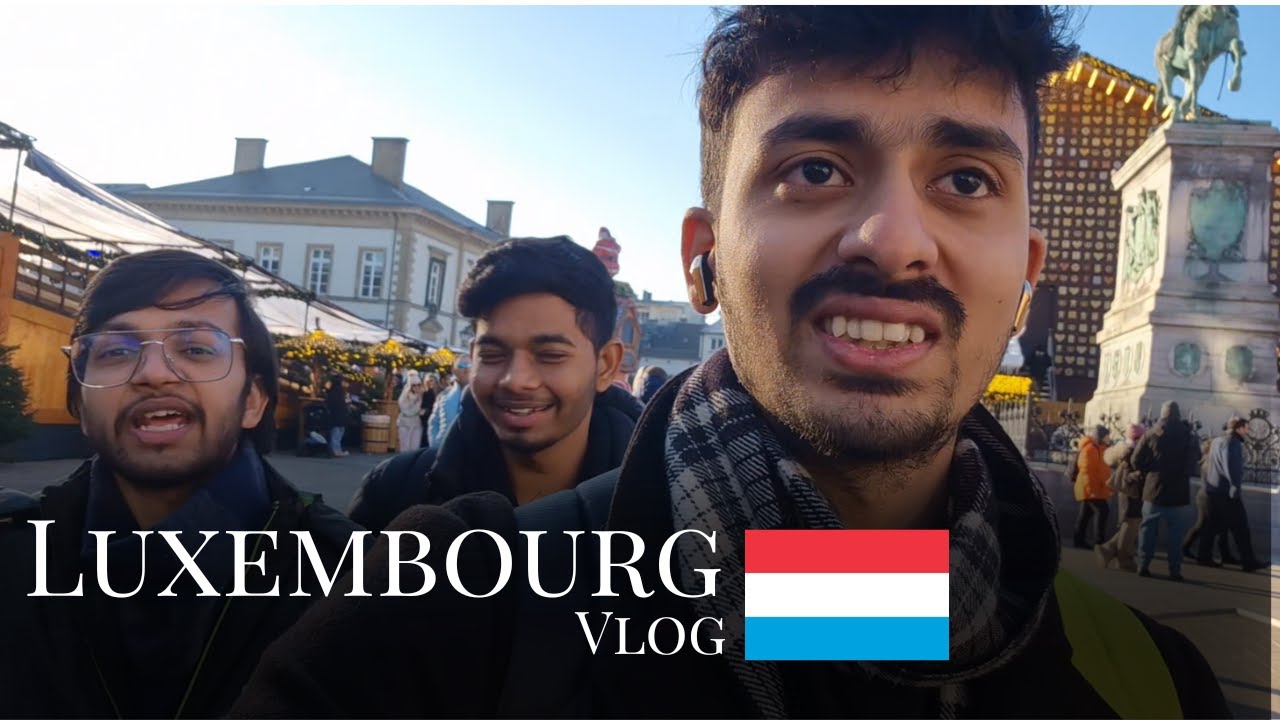 We went to Luxembourg 🇱🇺| Chemin de la Corniche, Notre Dame Cathedral | Indian in Europe