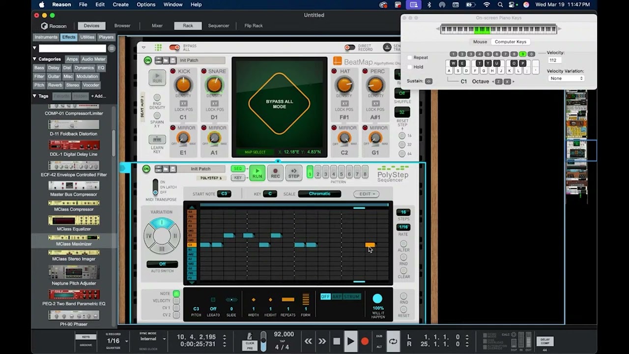 Making Realistic Drum Parts with Reason players