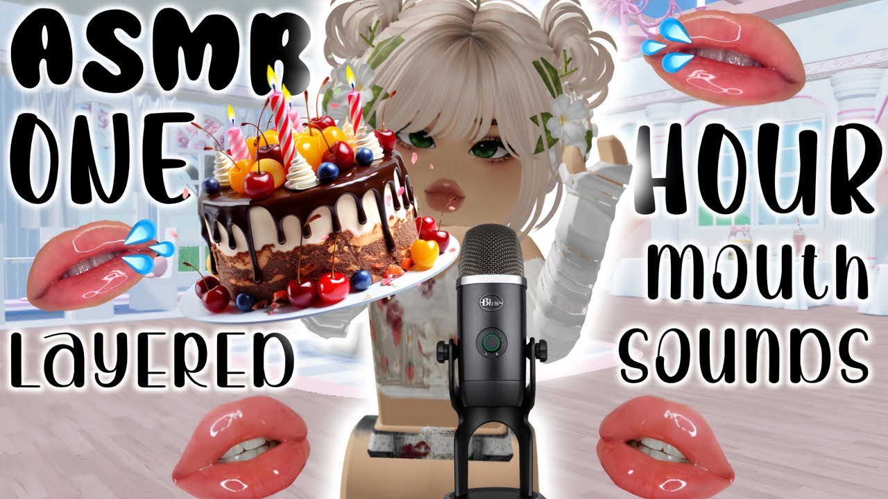 Roblox ASMR ~ ONE HOUR of LAYERED mouth sounds 💞
