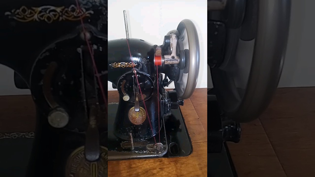 Singer 15C, enchendo bobina!