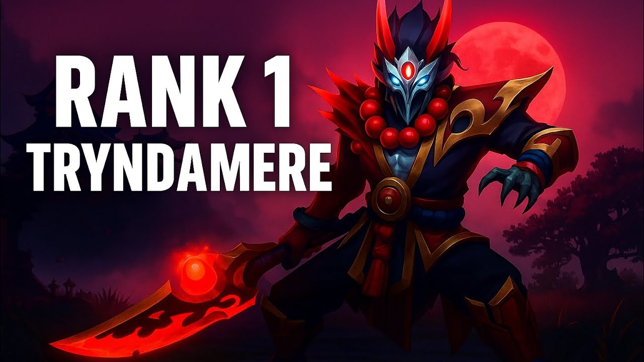 WILD RIFT TRYNDAMERE OTP IN JUNGLE AS AN ASSASSIN 😱😱 ( LETHALITY + CRIT ) FULL BUILD * CHALLENGER *