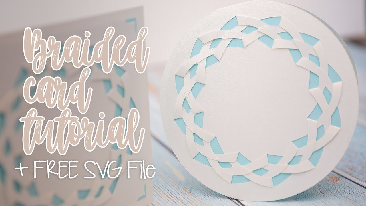 Braided Card Tutorial + Free Template   Vertex Version