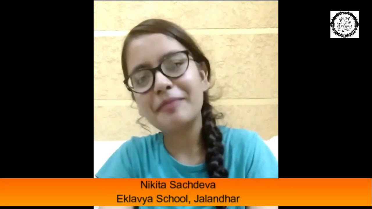 Thanks to AKS Education Awards- Nikita Sachdeva, Eklavya School