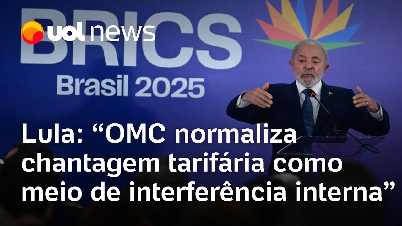 Lula em reunião com o Brics: 'OMC normaliza chantagem tarifária como meio de interferência interna'