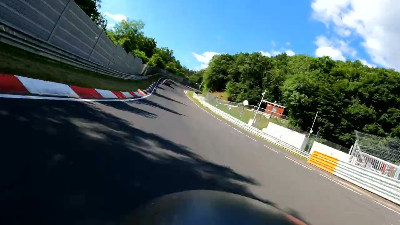 Nürburgring motorcyle CB650R (ALMOST CRASHED?!)