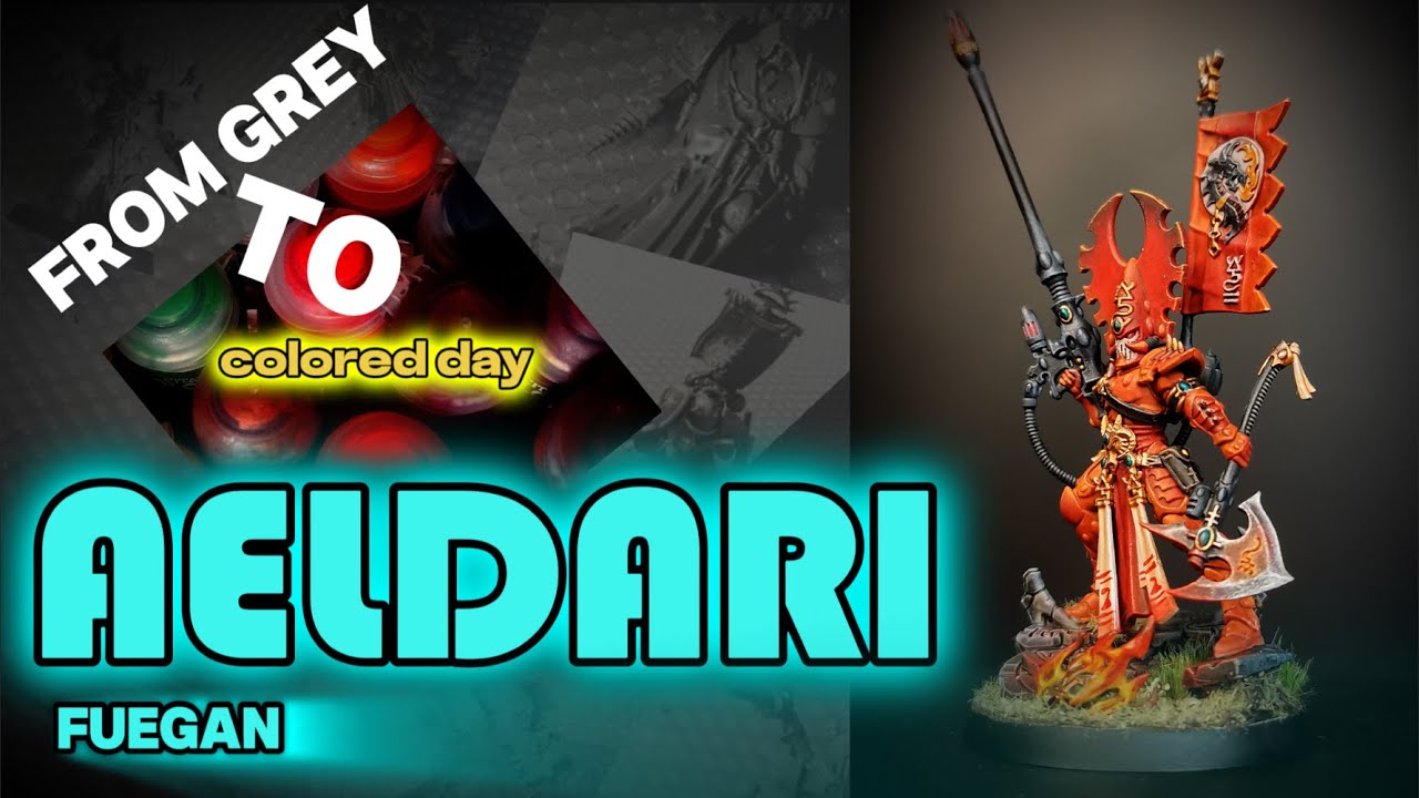 Phoenix Lord FUEGAN! How to Paint the Fire Dragon of the Aeldari | Warhammer 40K Tutorial