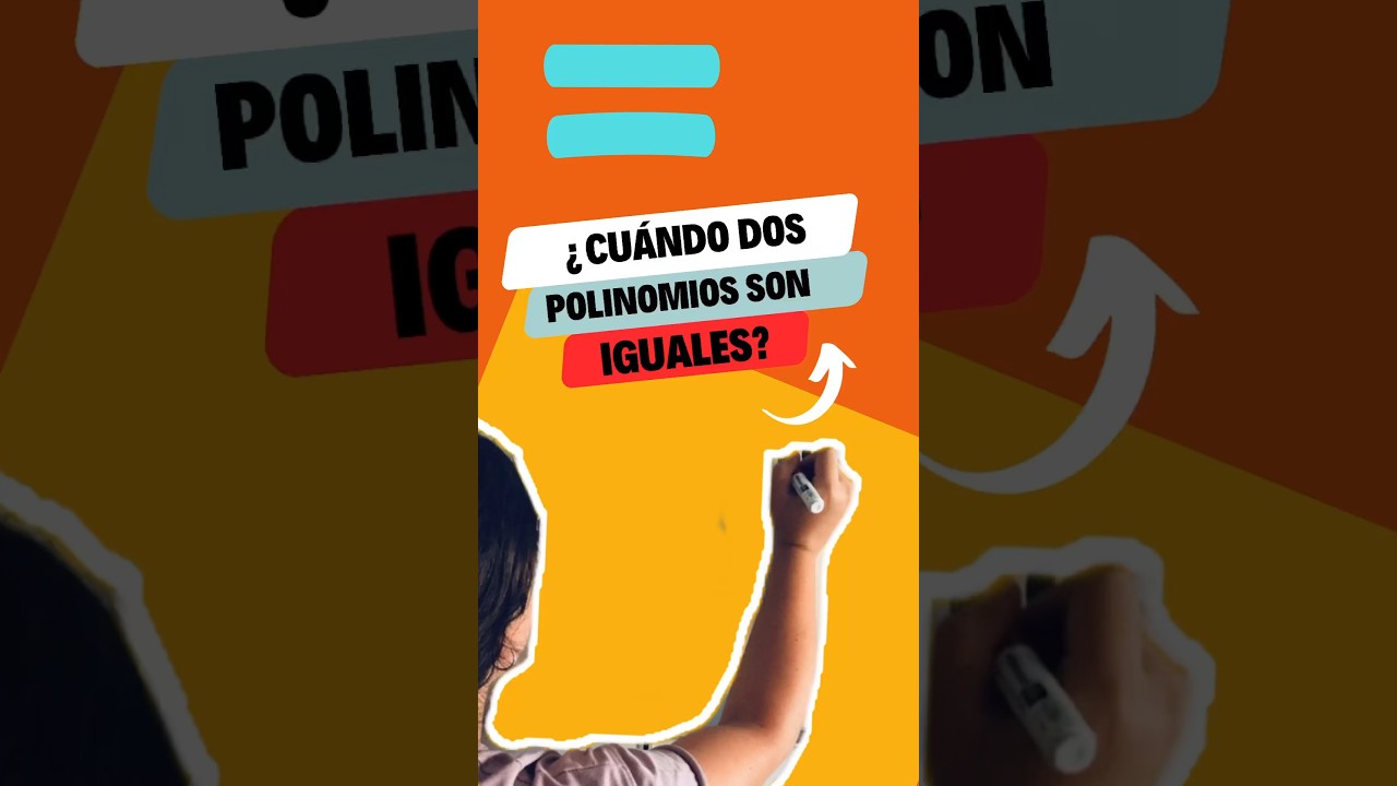 &iquest;Cuando dos polinomios son iguales? con ejemplo #polinomios #iguales #matematica