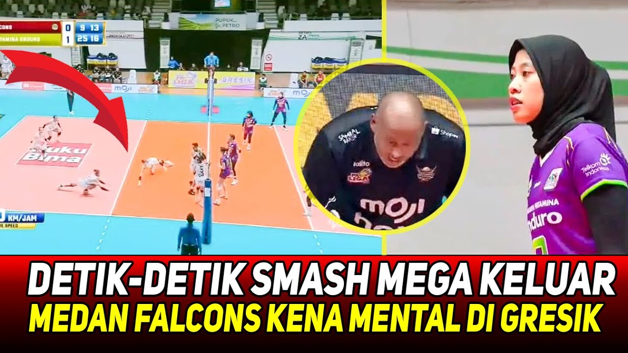 SMASH MEGATRON GAK ADA AMPUN ⚡ TRAGEDI SET PERTAMA PROLIGA 2026 MEDAN FALCONS JADI BULAN-BULANAN 😭