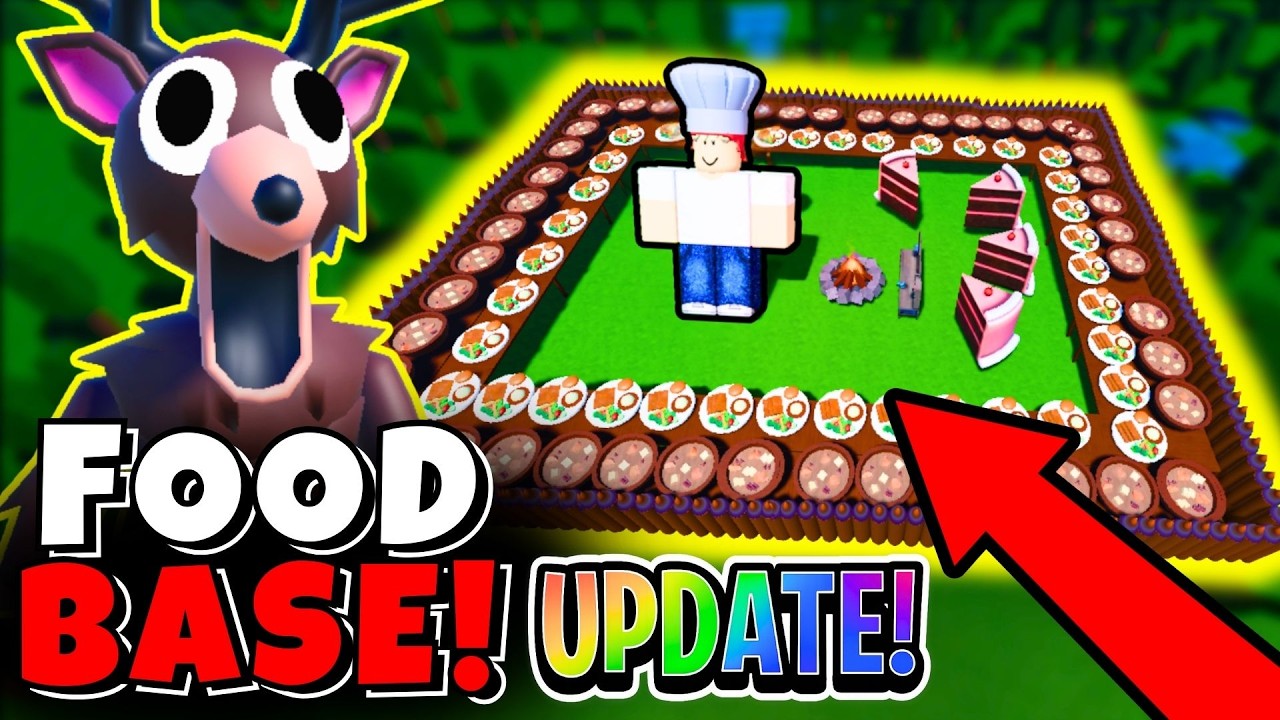 I built the Ultimate Food Base With the NEW Chef! (99 nights UPDATE)