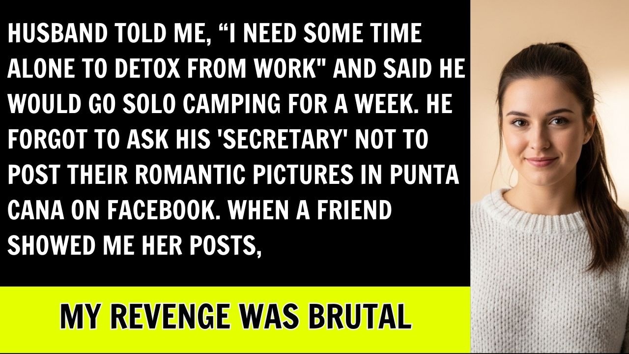 Husband Told Me He Needed to Go Camping To 'Detox', But I Saw His Mistress Pics On Facebook And...