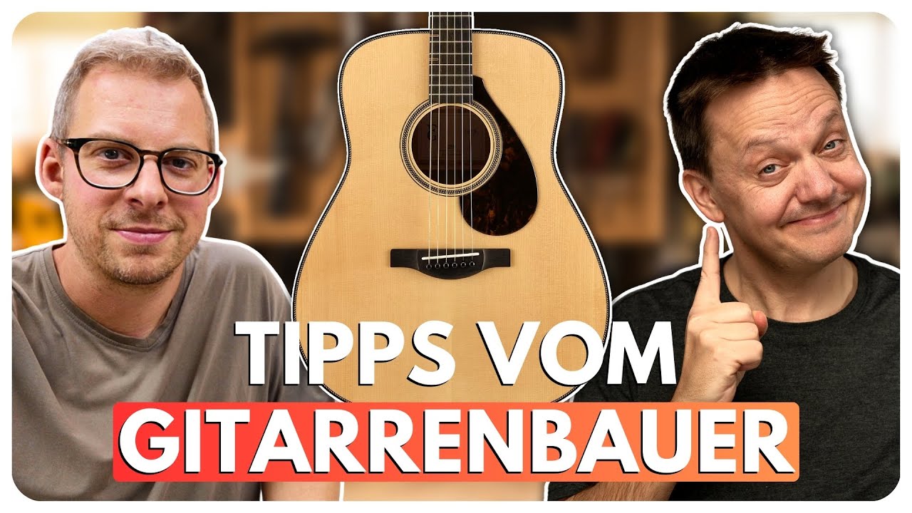 Gitarrenbauer: So optimierst du deine Akustikgitarre
