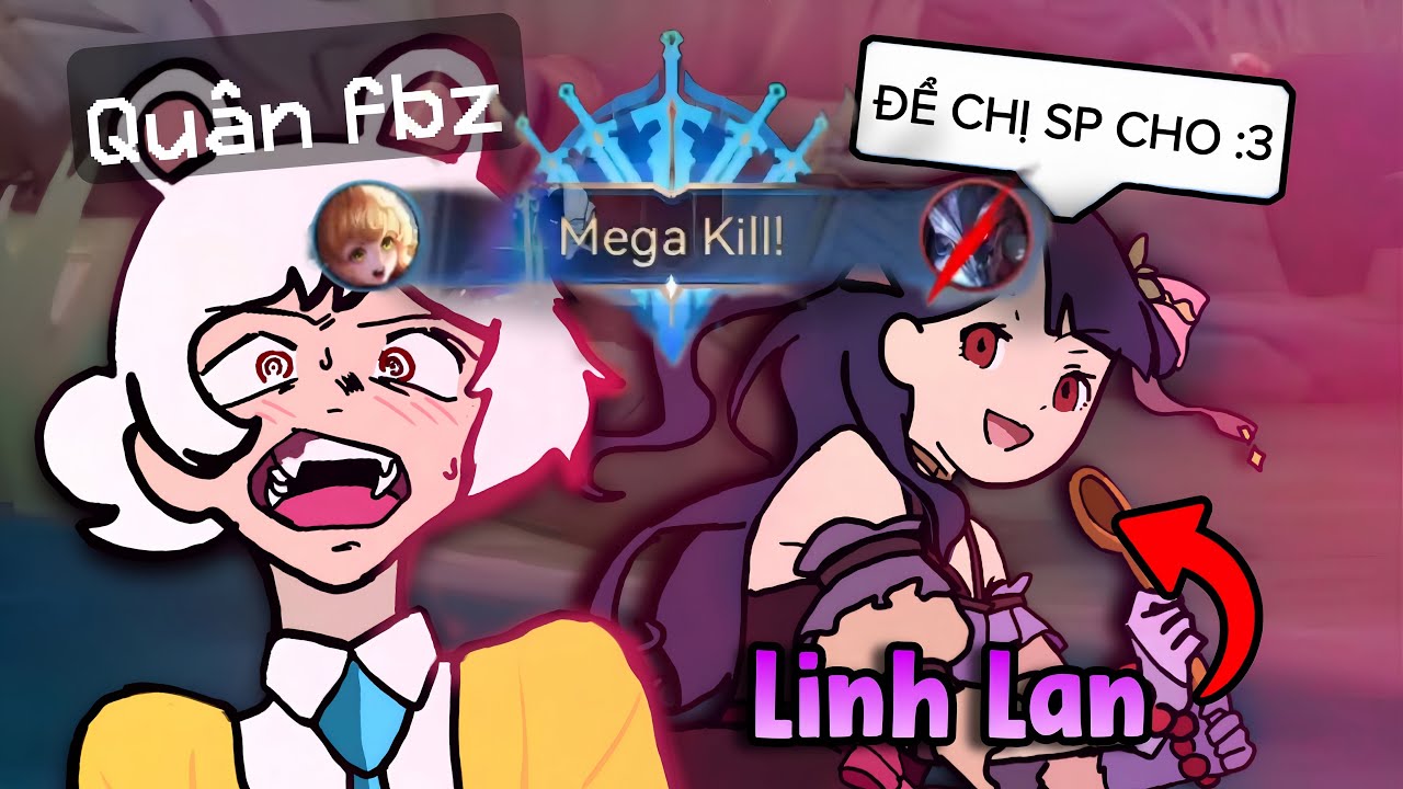 Gánh gái Vtuber trong Liên Quân còng lưng (w/LinhLan.Ch)