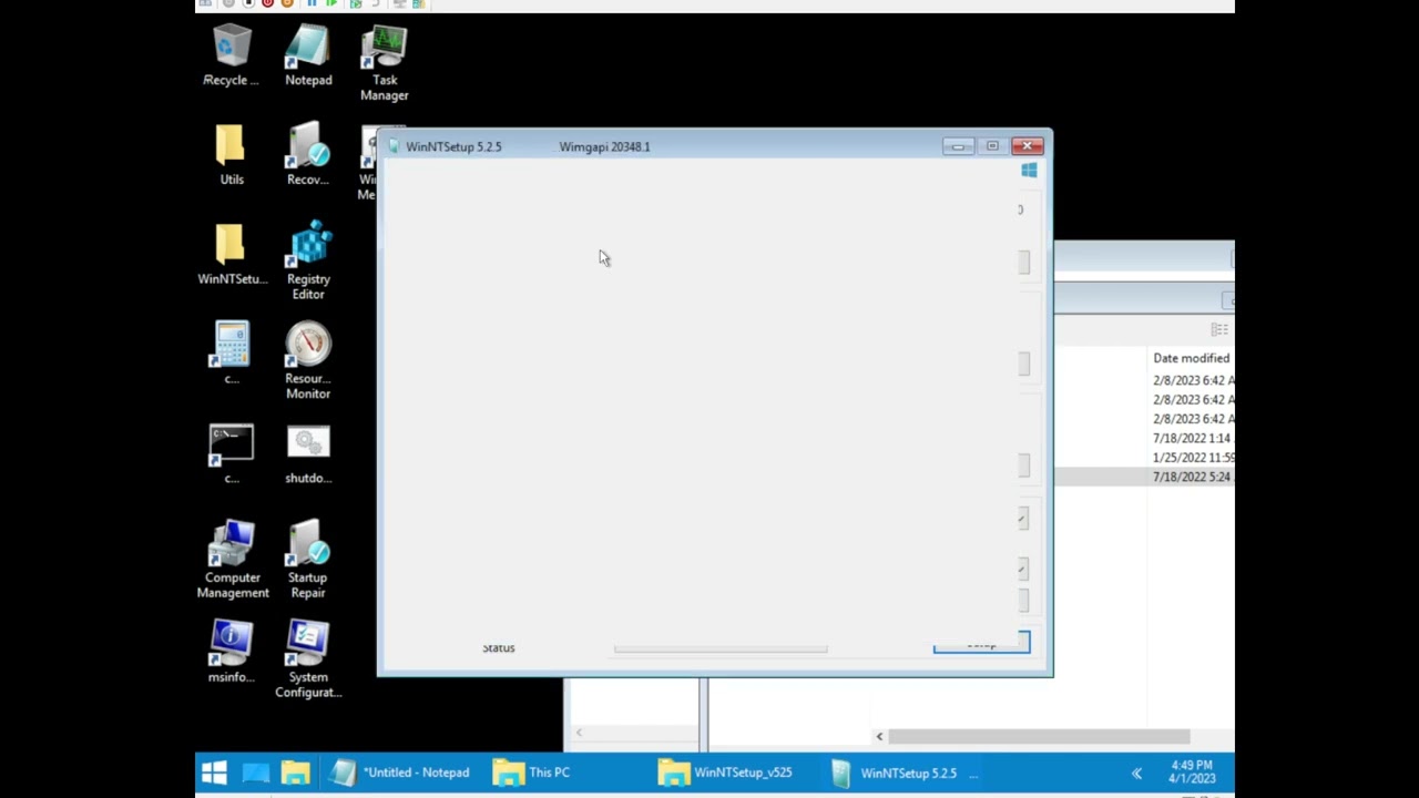How to test any windows on vhd with WinNTsetup
