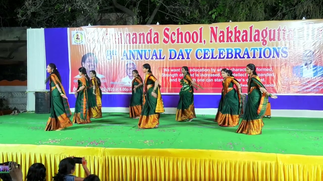 Vivekananda school 2023 annual day teachers dance
