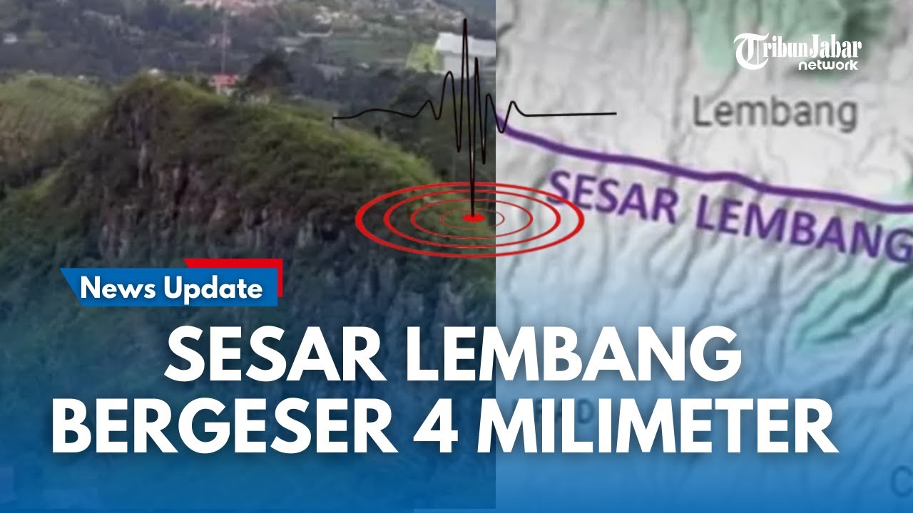 SIAGA SESAR LEMBANG !!! Setiap Tahun Bergeser 4 Milimter, Cimahi dan Bandung Raya  Siaga  !!!