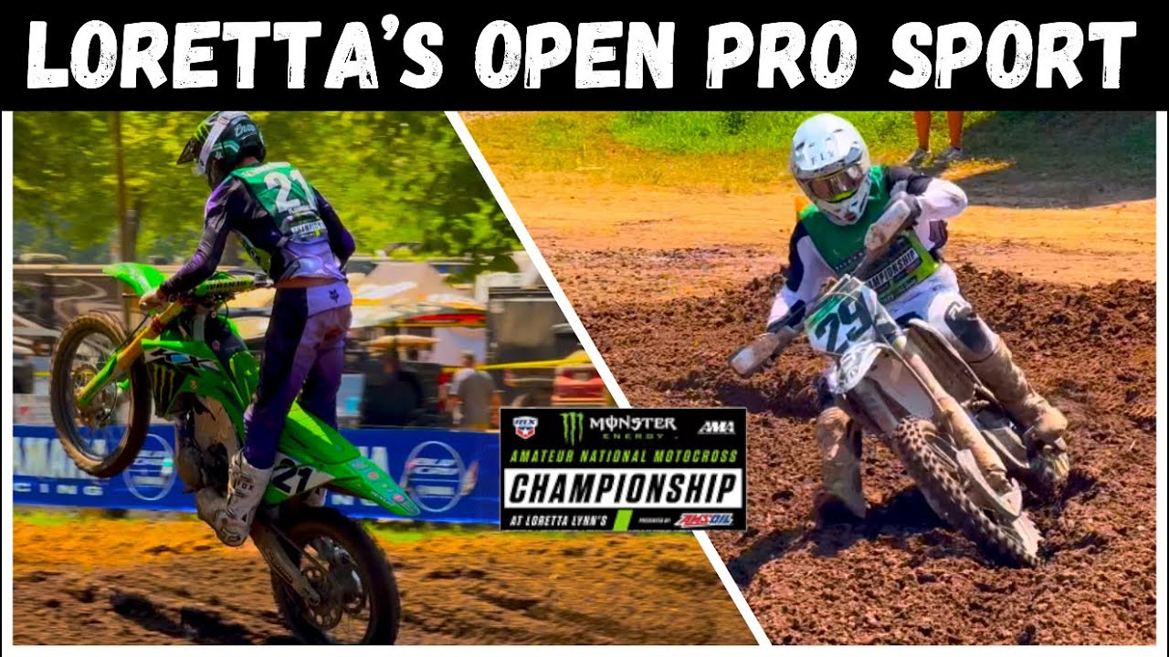 Kids vs Vets at Loretta Lynn’s! Moto 1 Open Pro Sport NATIONAL
